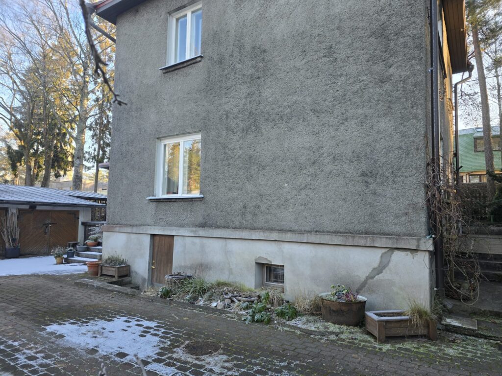 Eramaja vundamendi stabiliseerimine Tallinnas